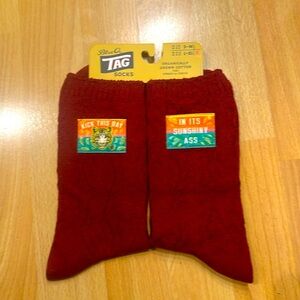 NWT Blue Q Tag Socks